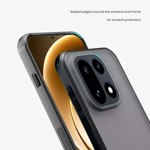 Nillkin Super Frosted PRO hátlaptok OnePlus 15 átlátszó fekete tok-6902048307759 5 kép
