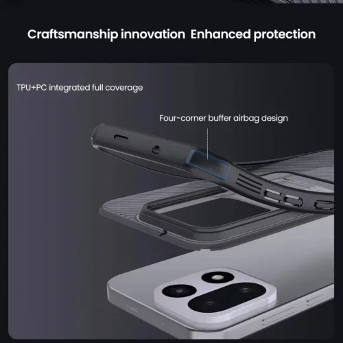 Nillkin CamShield PRO Hard tok OnePlus 15 Transparent Black-6902048307797 5 kép