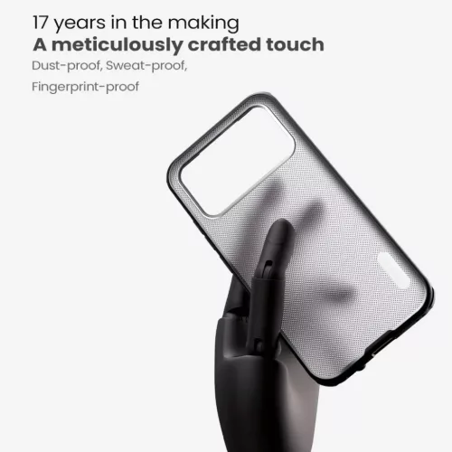  Xiaomi Poco F8 Pro Átlátszó Fekete Nillkin Super Frosted PRO Hátl-6902048307872 3 kép