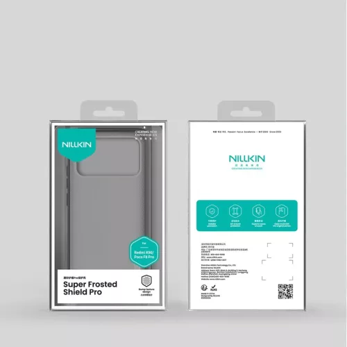  Xiaomi Poco F8 Pro Átlátszó Fekete Nillkin Super Frosted PRO Hátl-6902048307872 6 kép