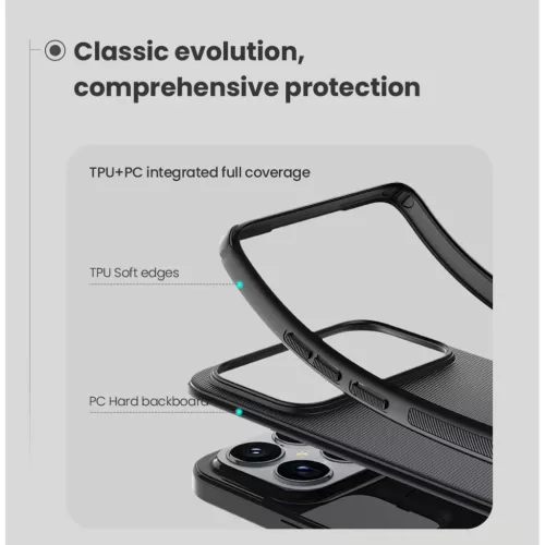 Xiaomi Poco F8 Ultra fekete Nillkin Super Frosted PRO hátlap tok-6902048307889 4 kép