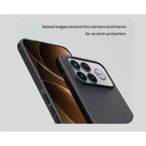  Xiaomi Poco F8 Ultra fekete Nillkin Super Frosted PRO hátlap tok-6902048307889 5 kép