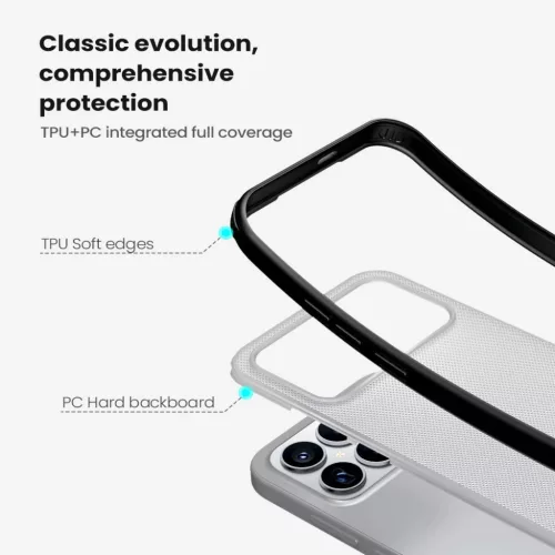  Poco F8 Ultra Transparent Black Nillkin Super Frosted PRO hátlap tok-6902048307896 4 kép
