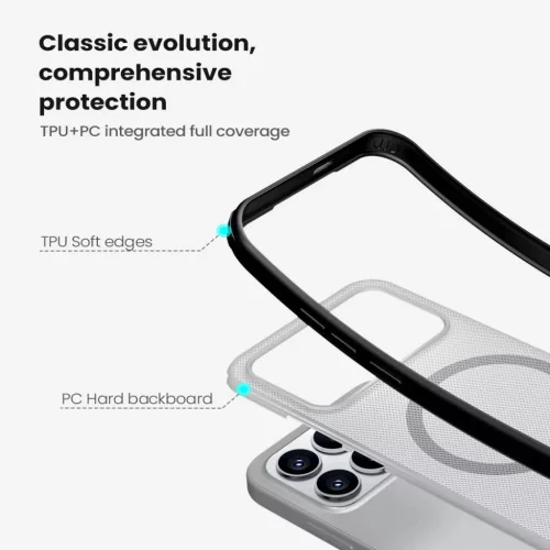  Poco F8 Pro átlátszó fekete Nillkin Super Frosted PRO mágneses to-6902048307919 5 kép