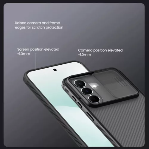 Nillkin CamShield PRO Hard tok Samsung Galaxy A37 átlátszó fekete-6902048309159 4 kép