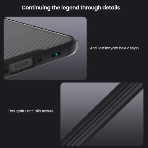 Nillkin CamShield PRO Hard tok Samsung Galaxy A37 átlátszó fekete-6902048309159 6 kép