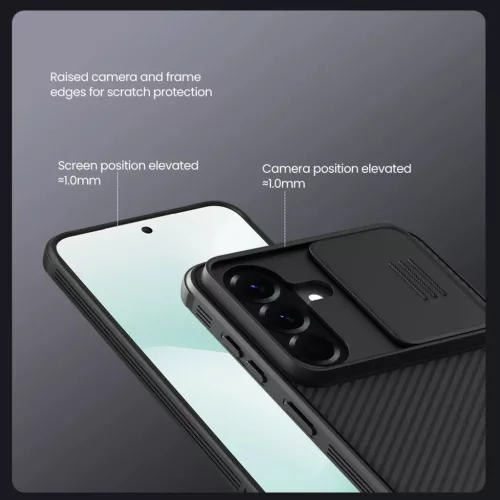 Nillkin CamShield PRO kemény tok Samsung Galaxy A57-hez fekete tok-6902048309210 4 kép