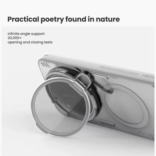  Xiaomi 17 Ultra Nillkin Iceblade Prop Magnetic tok - Éjfekete-6902048310384 7 kép