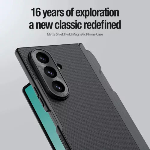 Samsung Galaxy Z Fold 8 Ultra fekete Nillkin Super Frosted FOLD Magnet-6902048312937 3 kép