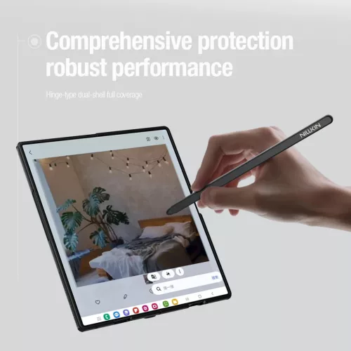 Samsung Galaxy Z Fold 8 Ultra fekete Nillkin Super Frosted FOLD Magnet-6902048312937 6 kép