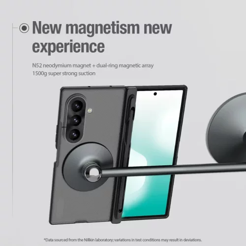 Samsung Galaxy Z Fold 8 Ultra fekete Nillkin Super Frosted FOLD Magnet-6902048312937 7 kép