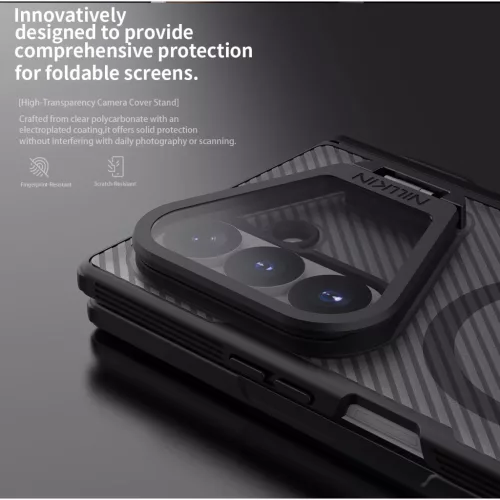 Samsung Galaxy Z Fold 8 Ultra átlátszó fekete Nillkin CamShield Pro-6902048312982 7 kép