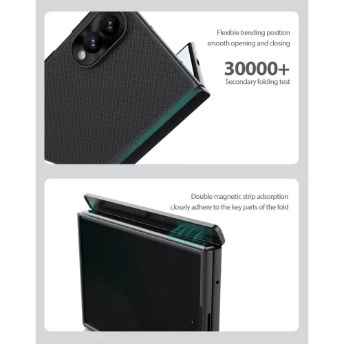 Samsung Galaxy Z Fold 8 áttetsző fekete Nillkin Super Frosted FOLD M-6902048313033 7 kép