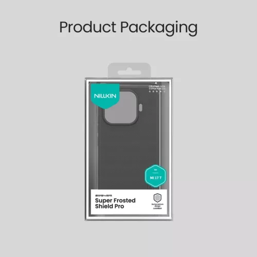 Xiaomi 17T Nillkin Super Frosted PRO fekete tok-6902048313170 7 kép