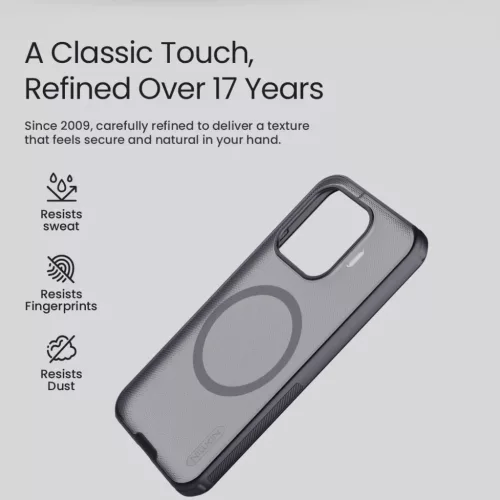 Xiaomi 17T Nillkin Super Frosted PRO Magnetic áttetsző fekete tok-6902048313200 3 kép