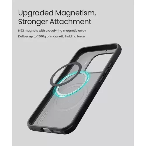 Xiaomi 17T Nillkin Super Frosted PRO Magnetic áttetsző fekete tok-6902048313200 4 kép