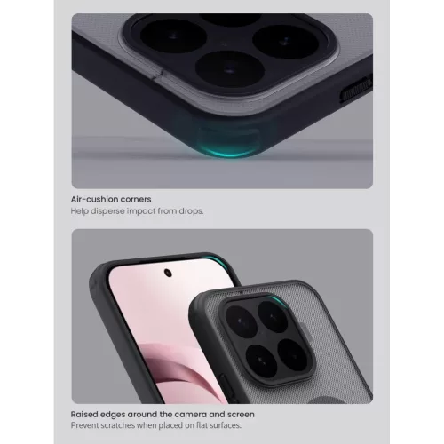Xiaomi 17T Nillkin Super Frosted PRO Magnetic áttetsző fekete tok-6902048313200 6 kép