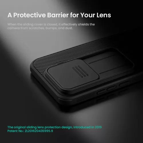 Xiaomi 17T Nillkin CamShield PRO átlátszó fekete tok-6902048313224 4 kép
