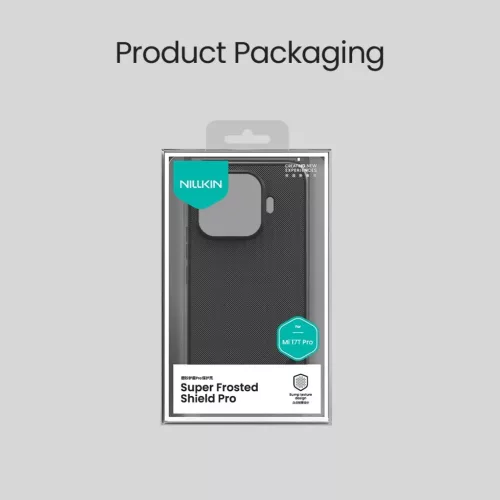 Xiaomi 17T Pro Nillkin Super Frosted PRO fekete tok-6902048313231 7 kép