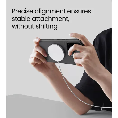 Xiaomi 17T Pro Nillkin Super Frosted PRO mágneses fekete tok-6902048313255 5 kép