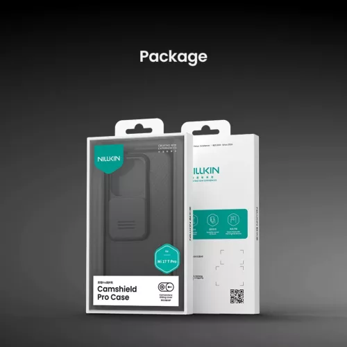 Xiaomi 17T Pro Nillkin CamShield PRO átlátszó fekete tok-6902048313286 7 kép