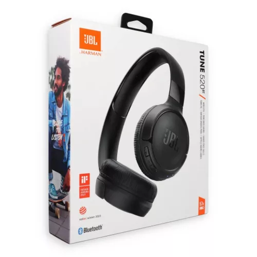 JBL Tune 520BT Bluetooth Fejhallgató Fekete-6925281963650 2 kép