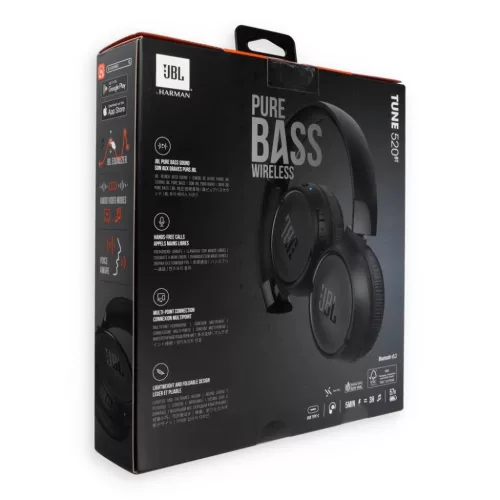 JBL Tune 520BT Bluetooth Fejhallgató Fekete-6925281963650 3 kép