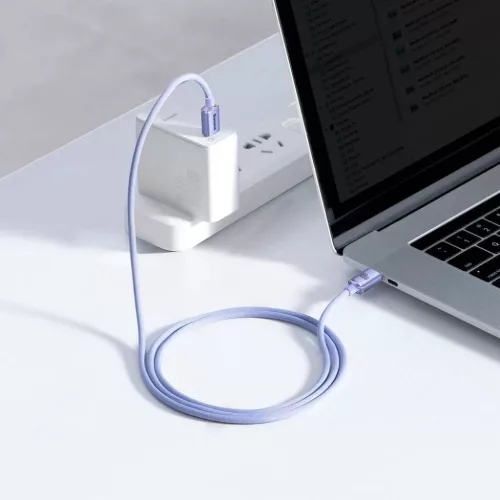 Baseus CAJY000605 Crystal Shine sorozat adatkábel USB-C - USB-C 100W -6932172602888 7 kép
