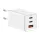 Baseus CCGP120202 GaN5 Pro Gyorstöltő USB-A + 2x USB-C 65W Fehér