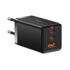 Baseus CCGP120201 GaN5 Pro Gyors Töltő USB-A + 2x USB-C 65W Fekete-6932172617523 7 kép