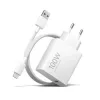 Xiaomi MDY-19-ER USB-A 100W Utazó töltő + Adatkábel 6A USB-C Fehér