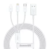 Baseus CAMLTYS-02 Superior Gyors Töltő- és Adatkábel 3in1 USB-C, L-6953156205536 1 kép