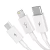 Baseus CAMLTYS-02 Superior Gyors Töltő- és Adatkábel 3in1 USB-C, L-6953156205536 2 kép