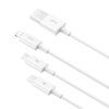 Baseus CAMLTYS-02 Superior Gyors Töltő- és Adatkábel 3in1 USB-C, L-6953156205536 3 kép