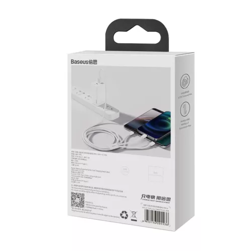 Baseus CAMLTYS-02 Superior Gyors Töltő- és Adatkábel 3in1 USB-C, L-6953156205536 7 kép
