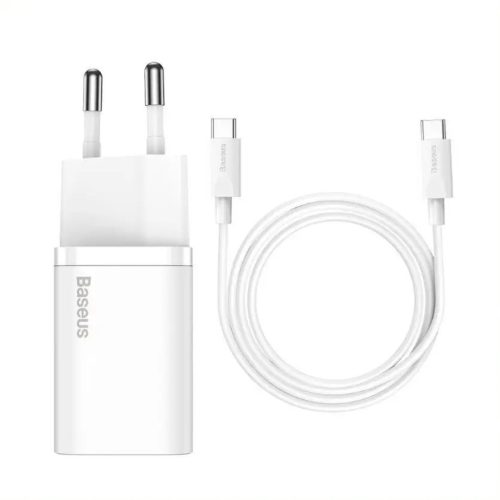 Baseus TZCCSUP-L02 Super Si Gyors Töltő USB-C 25W + Adatkábel USB-C-6953156206038 1 kép