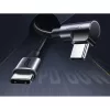 Ugreen US255 50123 USB-C (egyenes) / USB-C (szögletes) PD QC kábel 6-6957303803736 2 kép