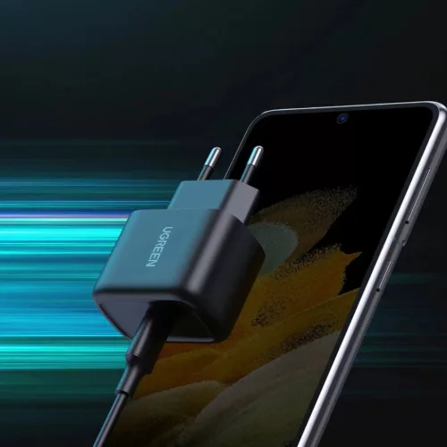 Ugreen USB Type C töltő 25W Power Delivery + USB Type C kábel 2m fe-6957303804108 5 kép