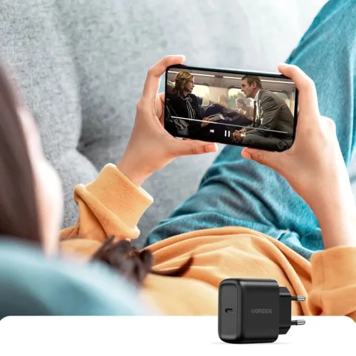 Ugreen USB Type C töltő 25W Power Delivery + USB Type C kábel 2m fe-6957303804108 7 kép