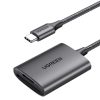 Ugreen CM401 USB C 5Gb/s SD/TF kártyaolvasó - szürke-6957303806577 1 kép