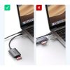 Ugreen CM401 USB C 5Gb/s SD/TF kártyaolvasó - szürke-6957303806577 2 kép