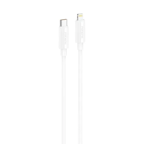 FONENG kábel XS07 USB-C - Lightning PD 27W 1.2M Fehér-6970462511564 2 kép