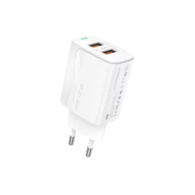 FONENG fali töltő EU63 2.4A 12W 2xUSB Fehér-6970462512882 2 kép