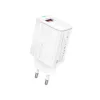 FONENG hálózati töltő EU64 18W 1xUSB QC3.0 + kábel Lightning Feh�-6970462514725 3 kép