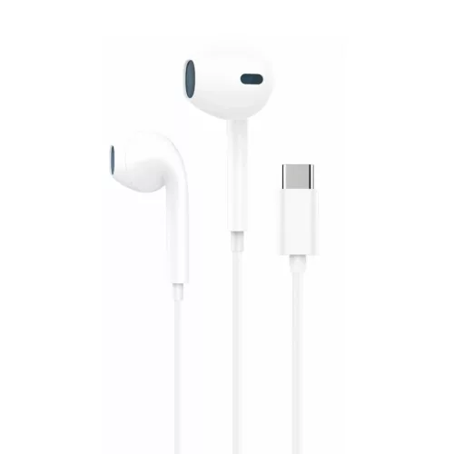 FONENG vezetékes fülhallgató T36 USB-C mikrofonnal 1.2M Fehér-6970462515470 2 kép