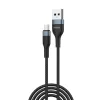 FONENG kábel X51 Micro USB 3A 2M Fekete-6970462515555 2 kép