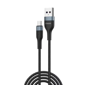 FONENG kábel X51 Micro USB 3A 2M Fekete-6970462515555 2 kép