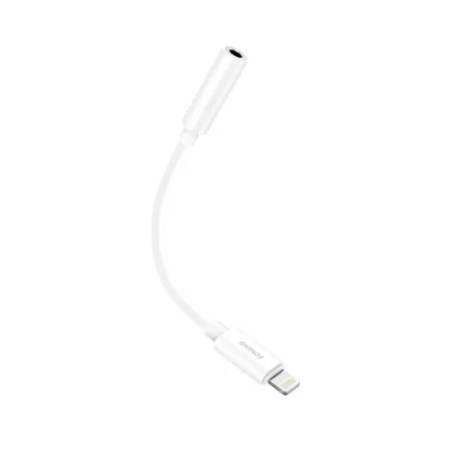 FONENG adapter BM20 Lightning - JACK 3.5MM 0.1M Fehér-6970462515906 2 kép