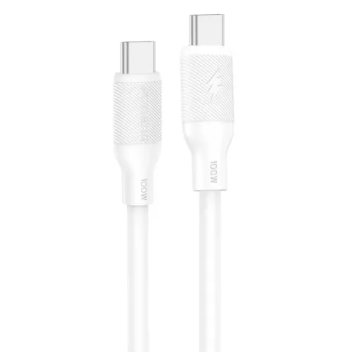 FONENG kábel X80 USB-C - USB-C PD 100W 1M Fehér-6970462518259 2 kép