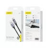 FONENG kábel X95 USB-C 3A 1.2M Fekete
